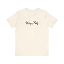Load image into Gallery viewer, (Black) “Vibing Pretty” Jersey Tee