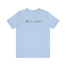 Load image into Gallery viewer, (Black) “Please Do Not Disturb” Jersey Tee