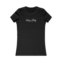 Load image into Gallery viewer, (White) “Vibing Pretty” Feminine Tee