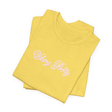 Load image into Gallery viewer, (Pink) “Vibing Pretty” Jersey Tee
