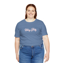 Load image into Gallery viewer, (Pink) “Vibing Pretty” Jersey Tee
