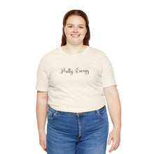 Load image into Gallery viewer, (Black) “Pretty Energy” Jersey Tee