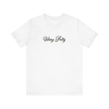 Load image into Gallery viewer, (Black) “Vibing Pretty” Jersey Tee