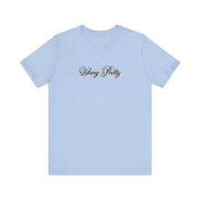 Load image into Gallery viewer, (Black) “Vibing Pretty” Jersey Tee