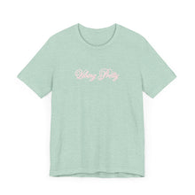Load image into Gallery viewer, (Pink) “Vibing Pretty” Jersey Tee