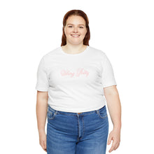 Load image into Gallery viewer, (Pink) “Vibing Pretty” Jersey Tee