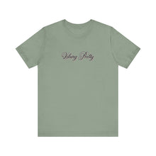 Load image into Gallery viewer, (Black) “Vibing Pretty” Jersey Tee