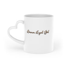 Load image into Gallery viewer, “Brown Eyed Girl” Heart-Shaped Mug