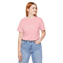 Load image into Gallery viewer, (Pink) “Vibing Pretty” Jersey Tee
