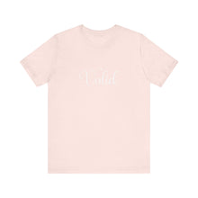 Load image into Gallery viewer, (White) “Valid” Jersey Tee
