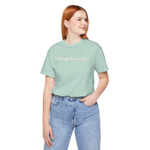 Load image into Gallery viewer, (Pink) “On Wednesdays We wear Lashes” Jersey Tee