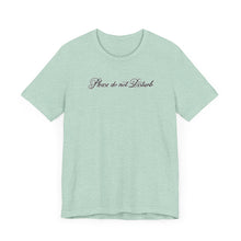 Load image into Gallery viewer, (Black) “Please Do Not Disturb” Jersey Tee