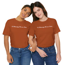 Load image into Gallery viewer, (Pink) “On Wednesdays We wear Lashes” Jersey Tee