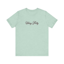 Load image into Gallery viewer, (Black) “Vibing Pretty” Jersey Tee