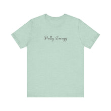 Load image into Gallery viewer, (Black) “Pretty Energy” Jersey Tee