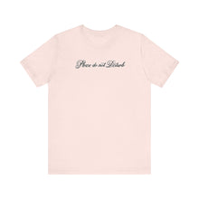 Load image into Gallery viewer, (Black) “Please Do Not Disturb” Jersey Tee