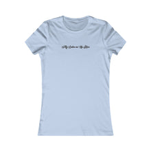 Load image into Gallery viewer, “My Lashes are Up Here” Feminine Tee