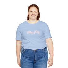 Load image into Gallery viewer, (Pink) “Vibing Pretty” Jersey Tee