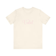 Load image into Gallery viewer, (Pink) “Valid” Jersey Tee