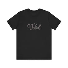 Load image into Gallery viewer, (Black) “Valid” Jersey Tee
