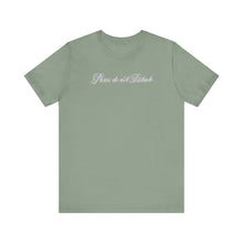 Load image into Gallery viewer, (White) “Please Do Not Disturb” Jersey Tee