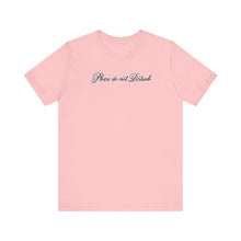 Load image into Gallery viewer, (Black) “Please Do Not Disturb” Jersey Tee