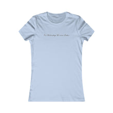 Load image into Gallery viewer, “On Wednesdays We wear Lashes” Feminine Tee