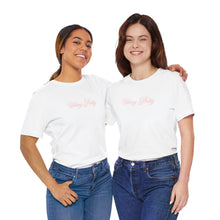 Load image into Gallery viewer, (Pink) “Vibing Pretty” Jersey Tee