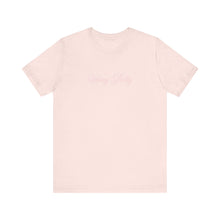 Load image into Gallery viewer, (Pink) “Vibing Pretty” Jersey Tee