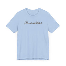 Load image into Gallery viewer, (Black) “Please Do Not Disturb” Jersey Tee