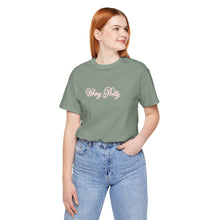 Load image into Gallery viewer, (Pink) “Vibing Pretty” Jersey Tee