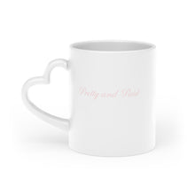 Load image into Gallery viewer, “Pretty and Paid” Heart-Shaped Mug