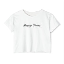 Load image into Gallery viewer, (Black) “Passenger Princess” Crop Top