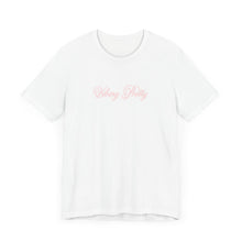 Load image into Gallery viewer, (Pink) “Vibing Pretty” Jersey Tee
