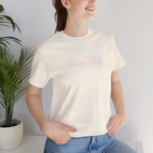 Load image into Gallery viewer, (Pink) “Vibing Pretty” Jersey Tee