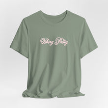 Load image into Gallery viewer, (Pink) “Vibing Pretty” Jersey Tee