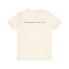 Load image into Gallery viewer, “On Wednesdays We wear Lashes” Jersey Tee