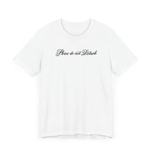 Load image into Gallery viewer, (Black) “Please Do Not Disturb” Jersey Tee