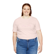 Load image into Gallery viewer, (Pink) “Vibing Pretty” Jersey Tee