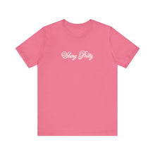 Load image into Gallery viewer, (Pink) “Vibing Pretty” Jersey Tee