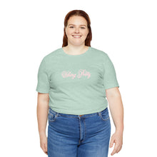 Load image into Gallery viewer, (Pink) “Vibing Pretty” Jersey Tee