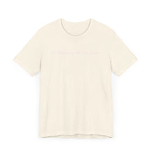 Load image into Gallery viewer, (Pink) “On Wednesdays We wear Lashes” Jersey Tee