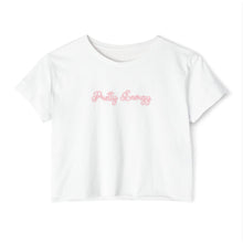Load image into Gallery viewer, (Pink) “Pretty Energy” Crop Top