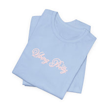 Load image into Gallery viewer, (Pink) “Vibing Pretty” Jersey Tee