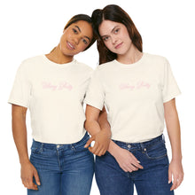 Load image into Gallery viewer, (Pink) “Vibing Pretty” Jersey Tee