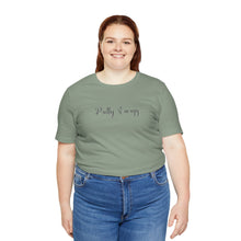 Load image into Gallery viewer, (Black) “Pretty Energy” Jersey Tee