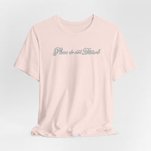Load image into Gallery viewer, (White) “Please Do Not Disturb” Jersey Tee