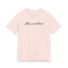 Load image into Gallery viewer, (Black) “Please Do Not Disturb” Jersey Tee