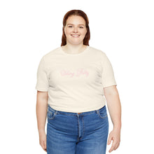 Load image into Gallery viewer, (Pink) “Vibing Pretty” Jersey Tee