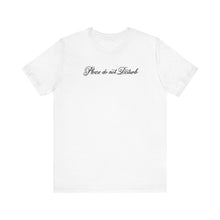 Load image into Gallery viewer, (Black) “Please Do Not Disturb” Jersey Tee